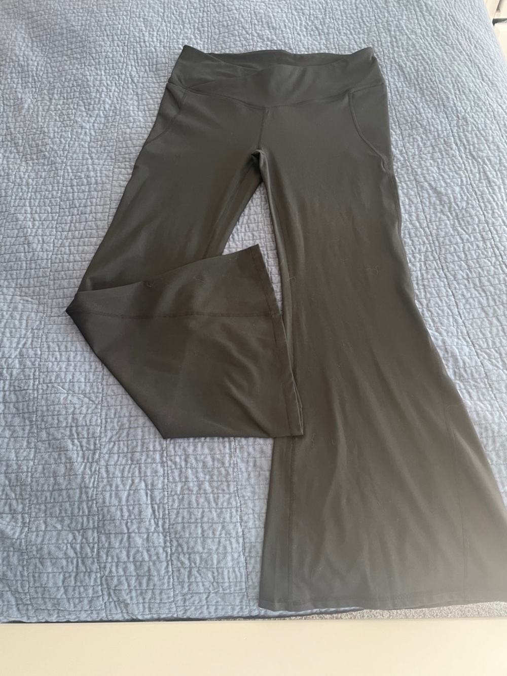 Fabletics Black Flare leg Track Pants